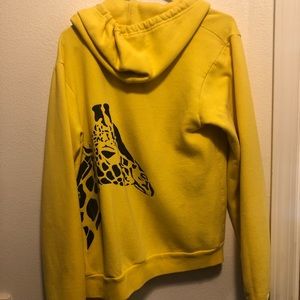 Giraffe Zip Up Sweatshirt